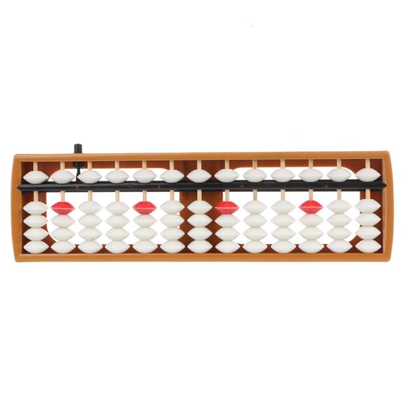 Ywmsfl Portable Japanese 13 Digits Column Abacus Arithmetic Soroban Caculating School f