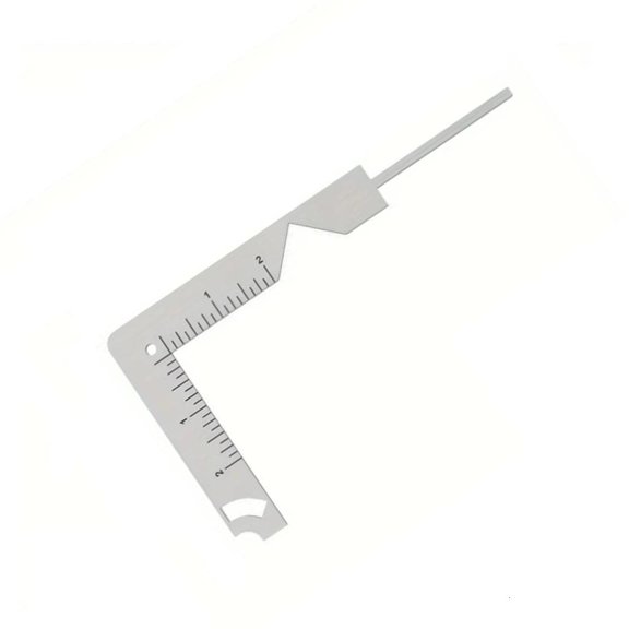 Ywmsfl Portable Stainless Steel Ruler For Book Cover Alignment And Creative Applications