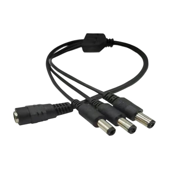 Ywmsfl Power Splitter Cable Female Male Extend Power Cord Surveillances Grade Power Extension Cord With 1 To Multiple Outputs