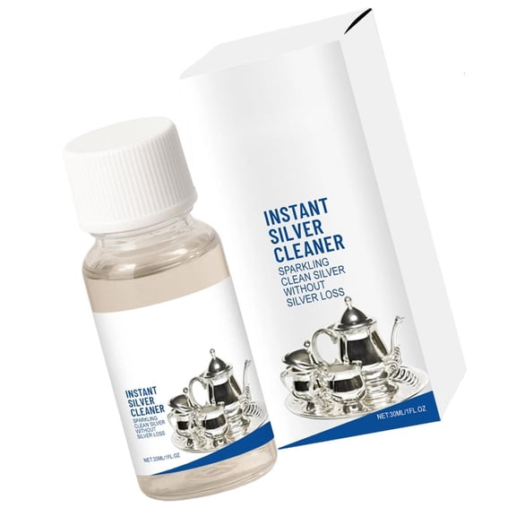 Ywmsfl Powerful Silver Cleaner For Jewelry And Tableware Quickly Restores Shine Without Scratching Safe For Delicate Surfaces