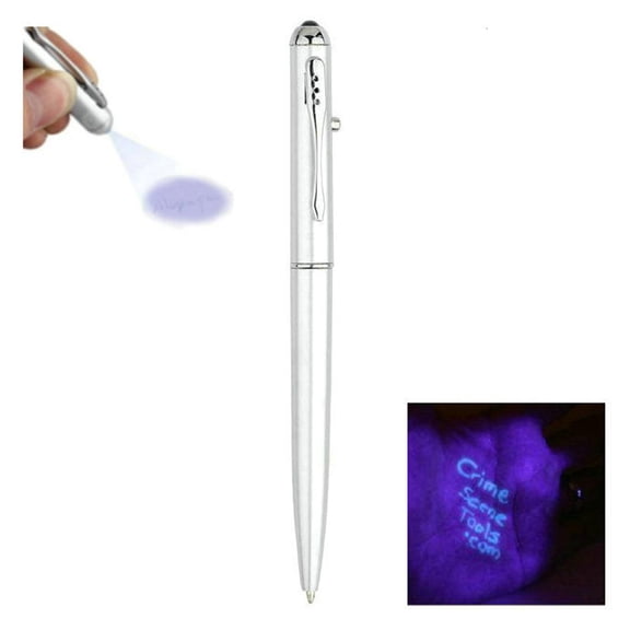 Ywmsfl Practical Bills Checker Pen Invisible Ink Pen for W/ UV LED Light for Retail Sto