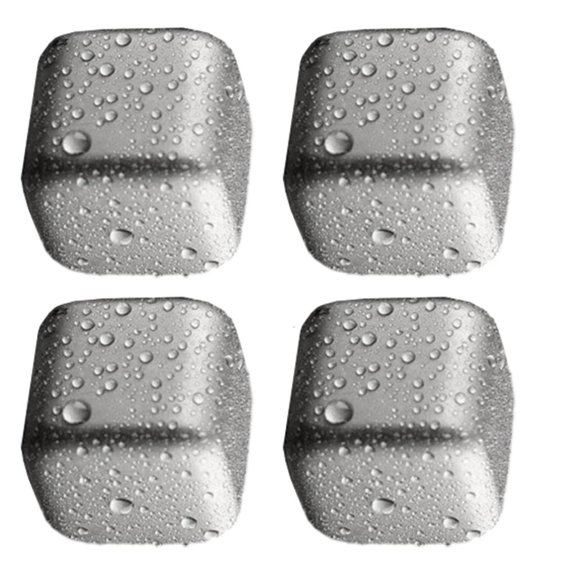 Ywmsfl Practical Ice Cubes For Liquor And Cocktails Metal Cooling Stone Temperature Control Dishwasher Safe Coolers