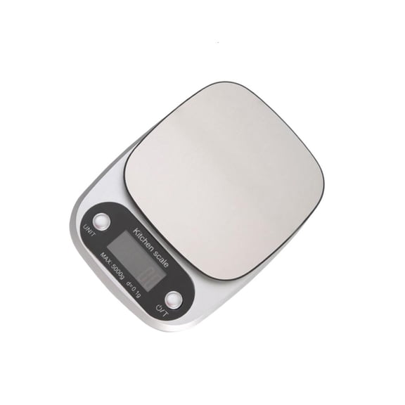 Ywmsfl Professional Baking Scale Precise Measurement 5kg Extreme Rustless Face Large LCD Screen Unit Conversion Weight Functio