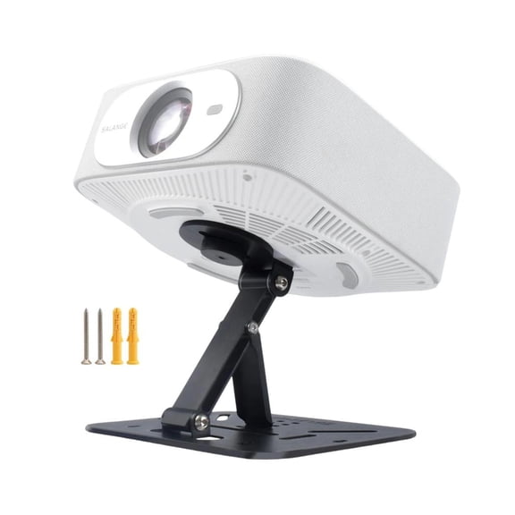 Ywmsfl Professional Projector Mounting Bracket 5kg Weight Capacity Foldable Design 90 Vertical Lock For Home Office