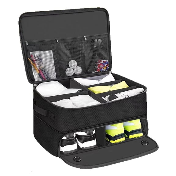 Ywmsfl Protective Golf Ball And Shoe Storage Carriers Intelligent Compartmentalization For Neat Organization Extra Wide Base Fo