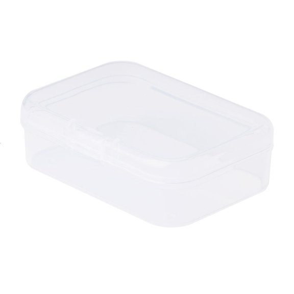Ywmsfl Rectangular Storage Box Clear Transparent Sealing Holder for Case for Sundries Drills Battery Card Organi