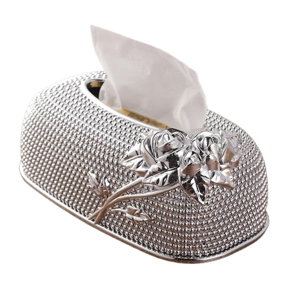 Ywmsfl Rectangular Tissue Box Cover, Luxury Tissue Holders for Either Tissues in a Bathroom or Napkins on a Table