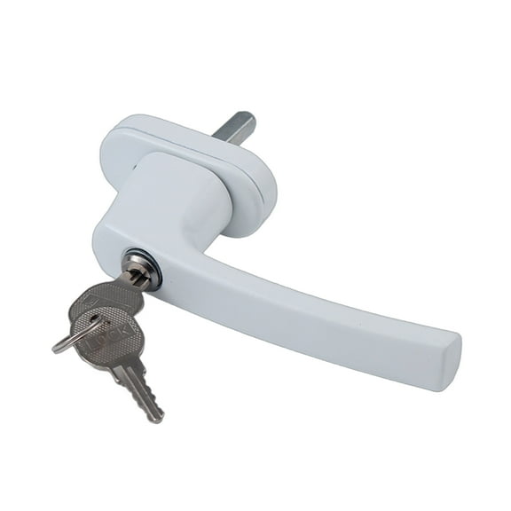 Ywmsfl Reliable Window Handle Set Easy to Use Lockable Window Handle Convenient Lockable Window Handle Balcony Door Handle