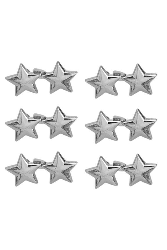Star Shape Tighten Waist Button for Women Skirt Pants Jeans Tighten Waist Clip Metal Pin Clothing Fastening
