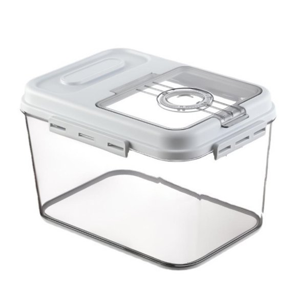 Ywmsfl Rice Storage Container Airtights Rice Box for Kitchen Supplies Countertop Designs for Homemade Breads Toasts and Cook