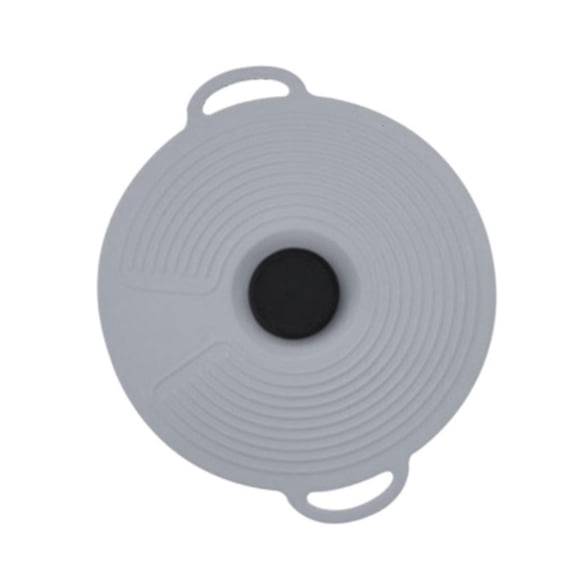 Ywmsfl Silicone Bowl Lid Fresh-keeping Suction Seal Covers with Handle Spill-proof Leak-proof Dishes Kitchen Storage Tools