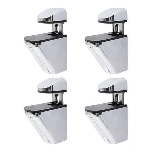 Ywmsfl Slip Glass Panel Brackets Adjustable Clamping Systems Zincs Alloys Materials For Customizable Storage