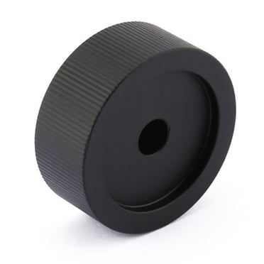 6mm Black Aluminum Potentiometer Knob – 18.5mm Diameter – 1395 Style