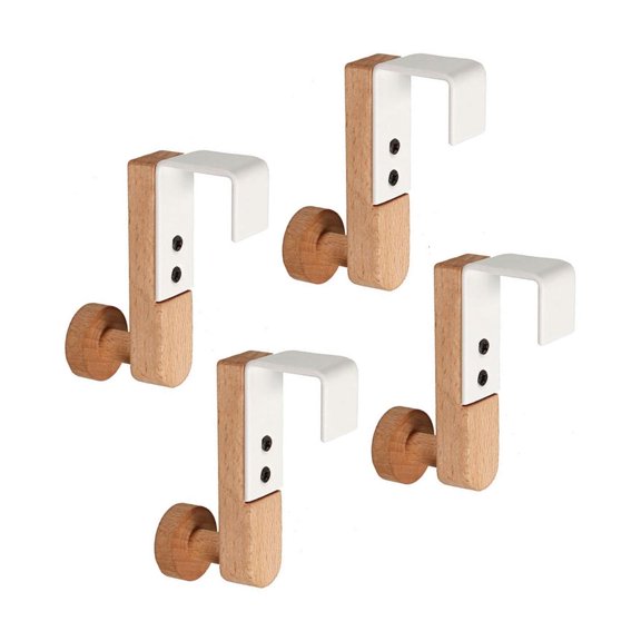 Ywmsfl Space Saving Door Mount Hook Iron & Wood Design Decorative Hook for Organizing Utensils Towels In Homes Decors Effective