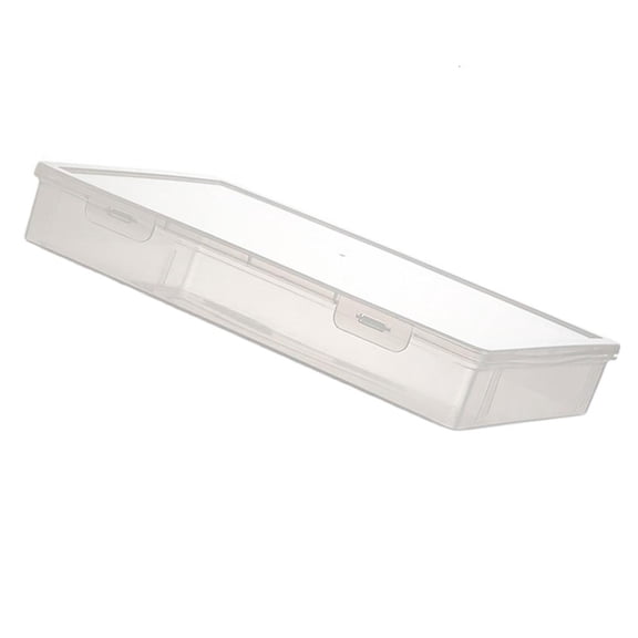 Ywmsfl Stackable File Storage Box Water Clear Document Organiser Case Container for Documents Certificates Notebook