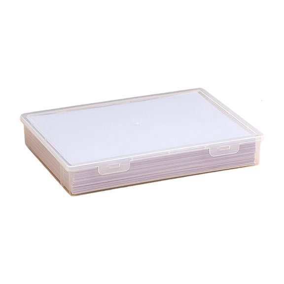 Ywmsfl Stackable Storage Box for Efficient Space Management tight Lid Container Document Organiser