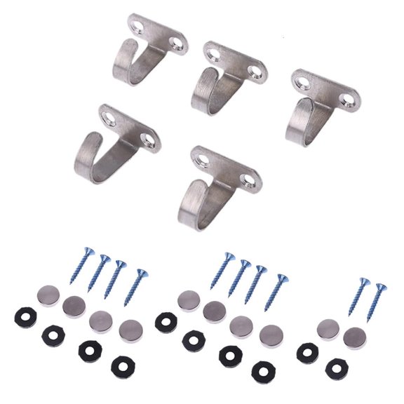 Ywmsfl Stainless Steel J Shape Hook For Ceiling Cabinet Top Hanger Cloth Towel Robe