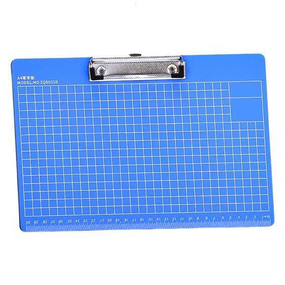 Ywmsfl Standard Size Clipboard 12.6x8.6Inch Writing Board with Retactable Hanging Hook and Scale Marking for Writing Drawing