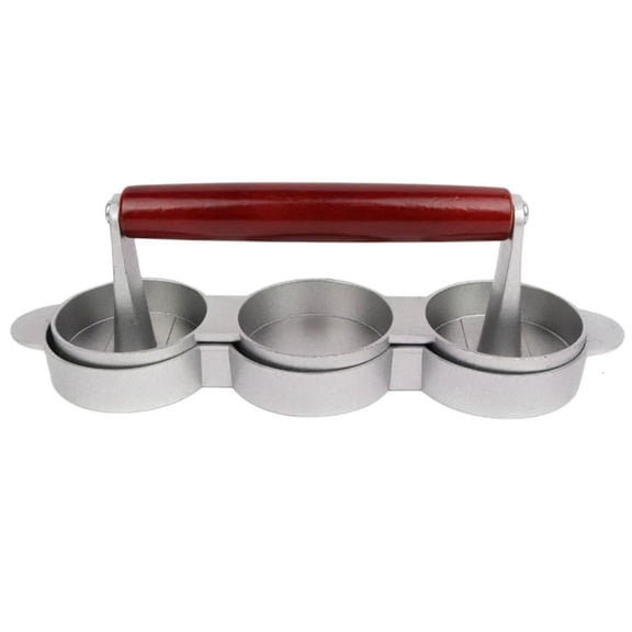 Ywmsfl Sturdy Aluminum Alloy Small Patty Maker Kitchens Supplies for Crafting Delicious Burgers Home or During Picnics