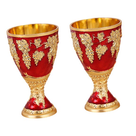 Ywmsfl Sturdy Metal High Foot Wine Glass Traditional Barwares Accessory Perfect For Parties Restaurants And