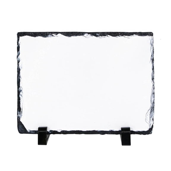 Ywmsfl Sublimation Slates Blank Rock Stones Photo Frame DIY Heat Transfer Picture Frame