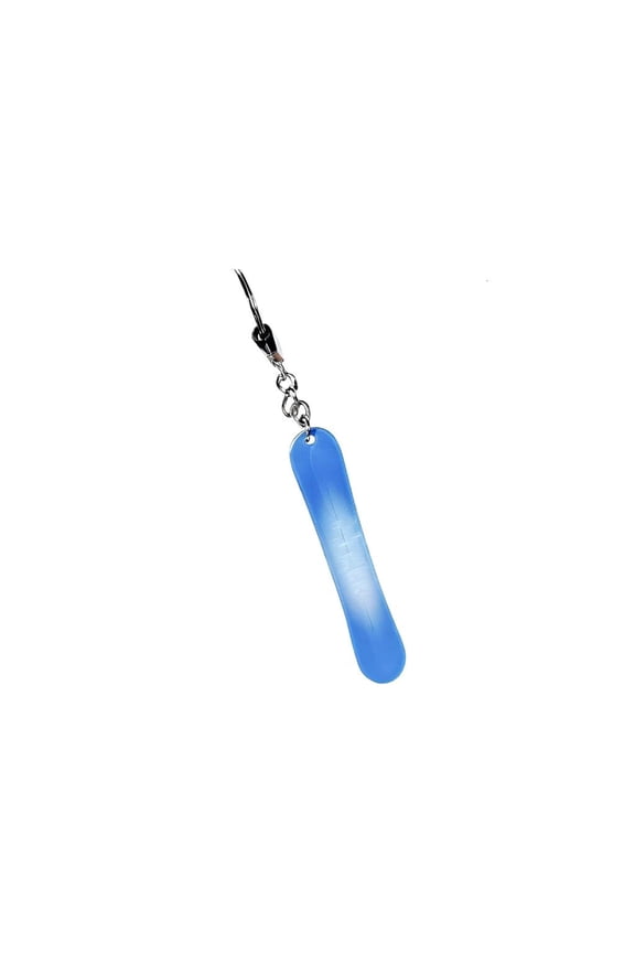 Tiny Ski Board Keychain Shatterproof Acrylic Keyring Charm Organiser Accessories For Backpack Bag Luggage Decoration
