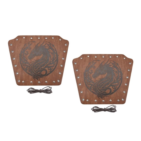 Ywmsfl Traditional Costume Arm Guards Adjustable Arm Sleeves Dragon Arm Gauntlets for Women Men Unisex Arm Bracers