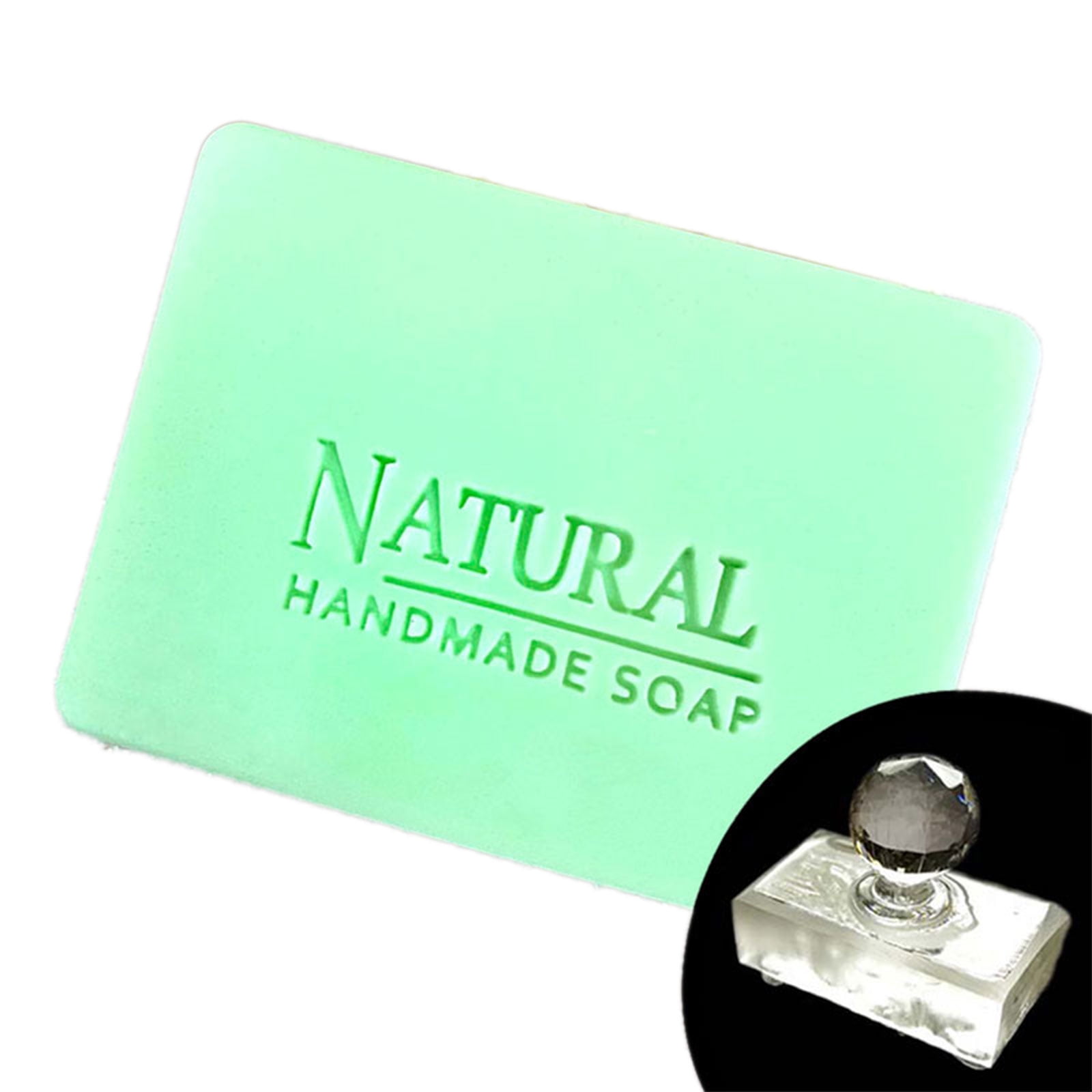 Ywmsfl Transparent Soap Imprint Stamp Handmade Soap Words Acrylic Soap ...