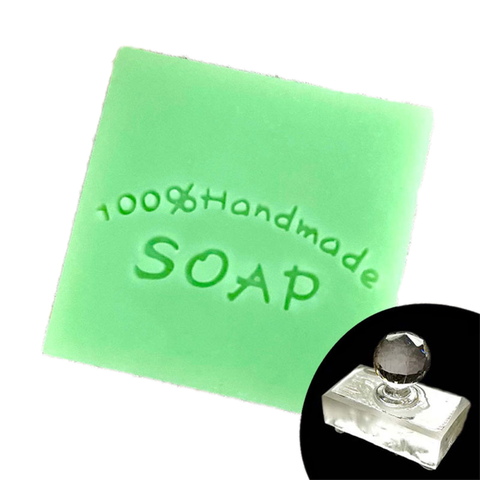 Ywmsfl Transparent Soap Imprint Stamp Handmade Soap Words Acrylic Soap ...