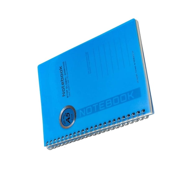 Ywmsfl Twin Coil Binding Notepads Waterproof Cover 100 Pages College Ruled Paper Notebook for Daily Note Taking Journaling