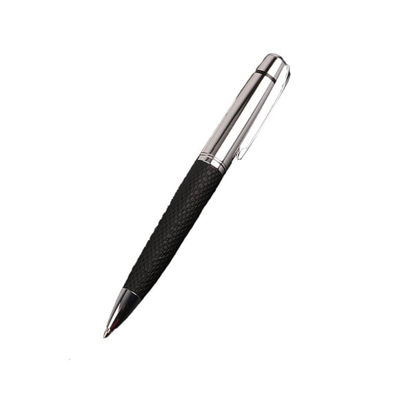 Ywmsfl Twist Action Ballpoint Pen Metal PU Ballpoint Pen 1.0mm Business Signing Pen For Journaling Writing Note Takling