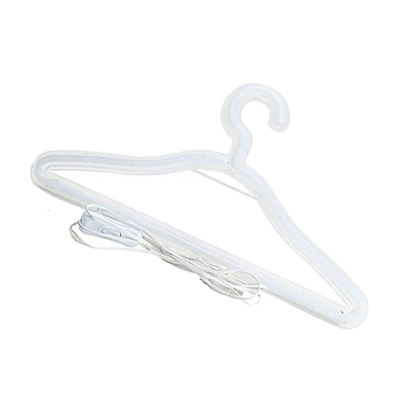 Ywmsfl USB Rechargeable Garment Hanger LED Light Clothing Storage Rack Practical Clothes Organiser For Home Use