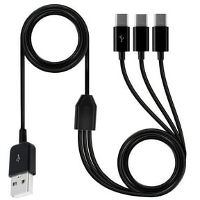 Ywmsfl USB Type C Splitter Charging Cable,3 in 1 Multi Charging Cable USB A to 3 Type C