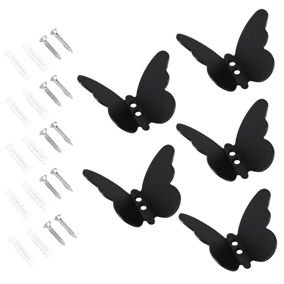 Ywmsfl Unique Butterfly Shape Hooks Modern Stainless Steel Hangers Unique Butterfly Hooks Perfect For Hanging Items