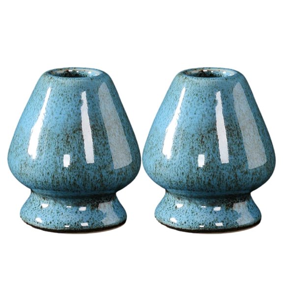 Ywmsfl Unique Ceramic Matcha Whisks Holders Handmade Ceramic Matcha Whisks Stand Holders Traditional Teas Ceremony Accessory
