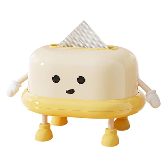 Ywmsfl Unique Tissue Container Paper Towel Stand Tissues Dispenser with Spring Napkin Box for Bathroom