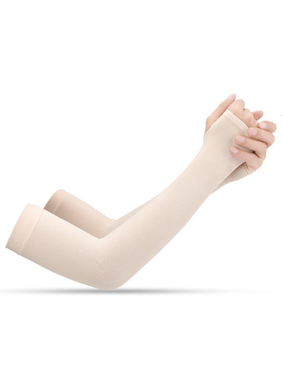 Outdoor Sports Ice Silk Sunscreen Unisex Sleeves Long Gloves for Sun for Hand Protector Cover Arm Sleeves Multipurpose Half Finger Sleeve Clothing Accessories