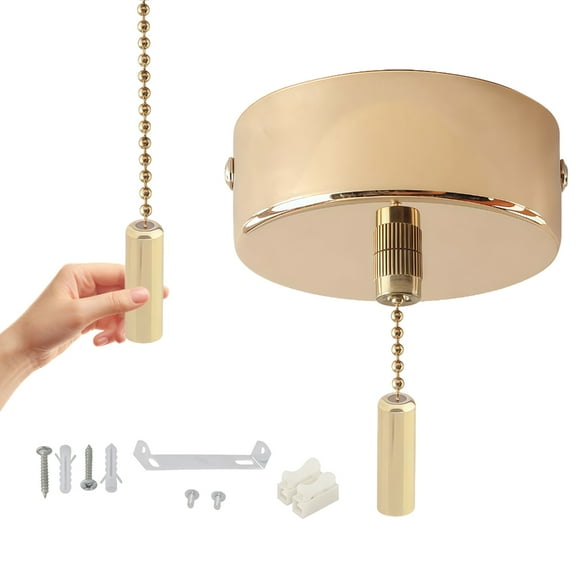 Ywmsfl Universal Lamp Chain Control 60mm Diameter Strong Pull Chain Switches for Home
