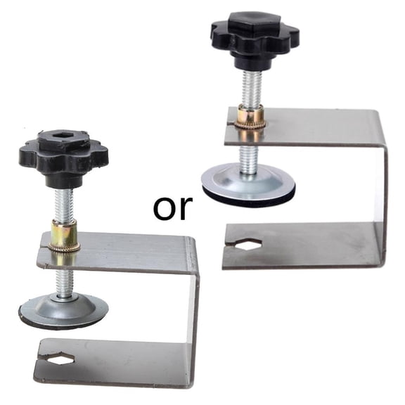 Ywmsfl Useful Drawer Panel Clips Clamp Woodworking Drawer Front Clamp G-Clamps Stainless Steel Cabinet Installation Clamps