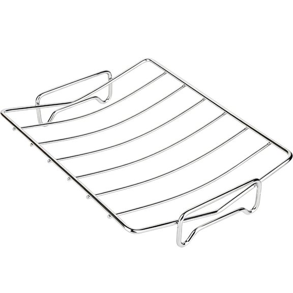 Ywmsfl V Shaped Grilling Rack Barbecue Racks Grills Holder Turkey Roasting Rack for Camping and Backyard Parties Easy to