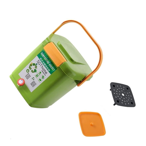 Ywmsfl Ventilated Compost Bin with Enhanced for Rapid Organic Waste Decomposition Including Leaves and Kitchen Scraps