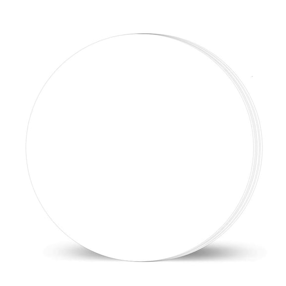 Ywmsfl Versatile Round Cut Outs 20Pieces of Assorted Color Paper Circles for DIY Crafts, Classroom Decorations and Kids Crafts