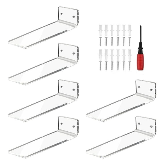 Ywmsfl Wall Mounted Acrylics Shoe Organizers Effective Wall Shoe Display and Storage Rack Stylish Sneaker Exhibition Holder