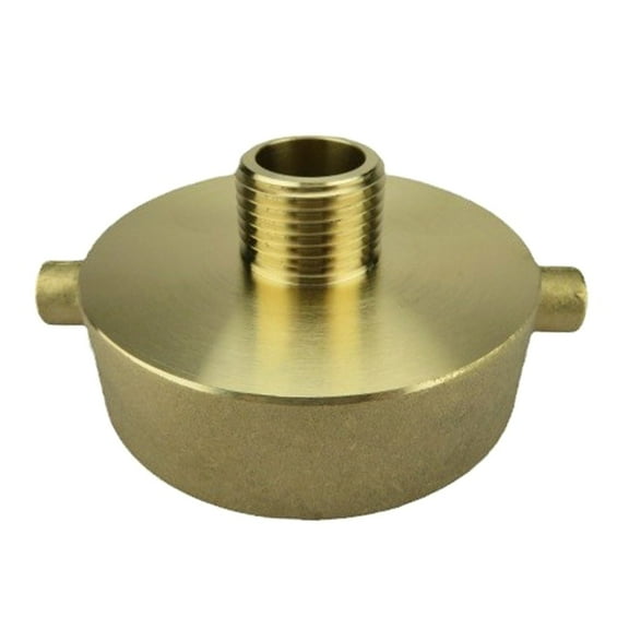 Ywmsfl Weatherproof Brass Fire Hose Adapter Connectors 2 1/2 Inch Female 3/4 Inch Male