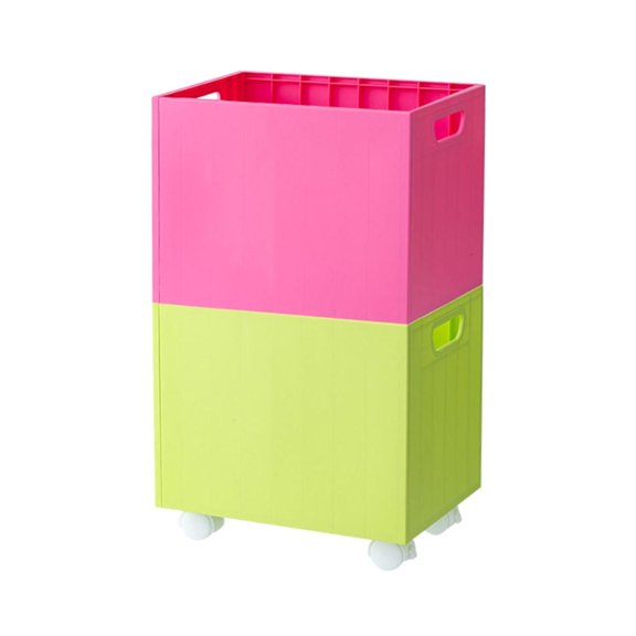 Ywmsfl Wheeled Storage Box With Stackable Design Great For Household Goods And Seasonal Storage For Space Household