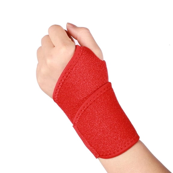 Ywmsfl Wrist Support Brace Thumb Support Elastic Wrist Brace Adjustable Wrist Compression Wrap for Fitness Badminton Basketball