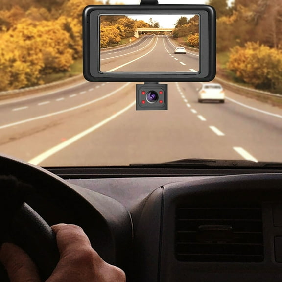 Ywuzuh 3 Channel 1080P Car Camera Night Vision,Wide Angle,WDR,24H Parking Mode,Loop Recording