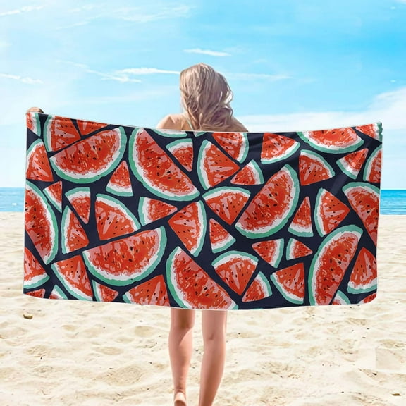 Ywuzuh Beach Towels Oversized Clearance Lightweight Sand Free Quick Dry Absorbent Compact Pool Towels for Beach, Camping, Swim Pool, Gym, Sports& Yoga Vacation Necessities Adult Gifts 59x29.5Inch