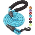 thumbnail image 1 of Ywuzuh Dog Leash - 5 FT Rope Dog Leash with Cushioned Padded Handle, Highly Reflective Threads for Night Safety, Durable and Suitable for Middle Large Dogs, 1 of 6