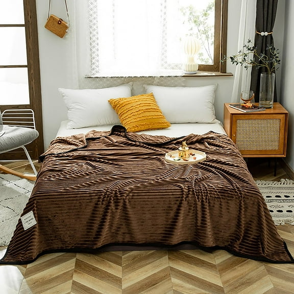 Ywuzuh Home Fleece Blanket Super Soft and Warm Blankets, Camel Throw All Season Use, Cozy, Plush, Lightweight Walker Scobell Blanket